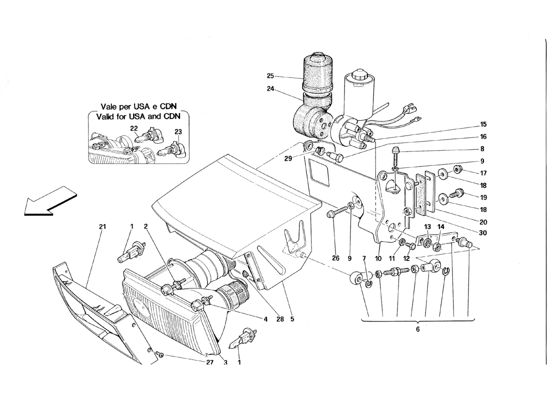 Schematic: Lights Lifting Device And Headlights