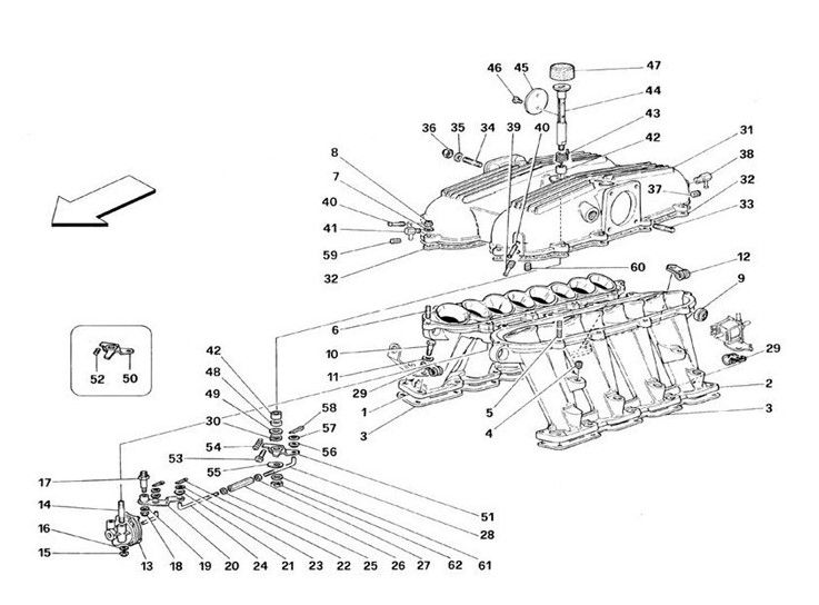 Schematic: Manifolds And Covers - Motronic 2.7