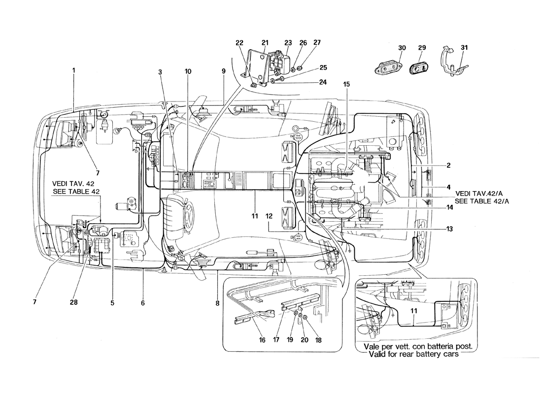 Schematic: Electrical System - Not For Usa