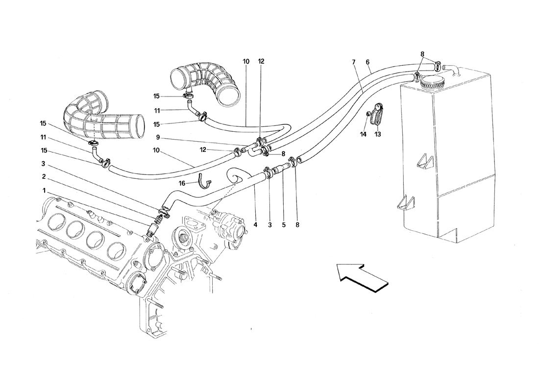 Schematic: Blow - By System