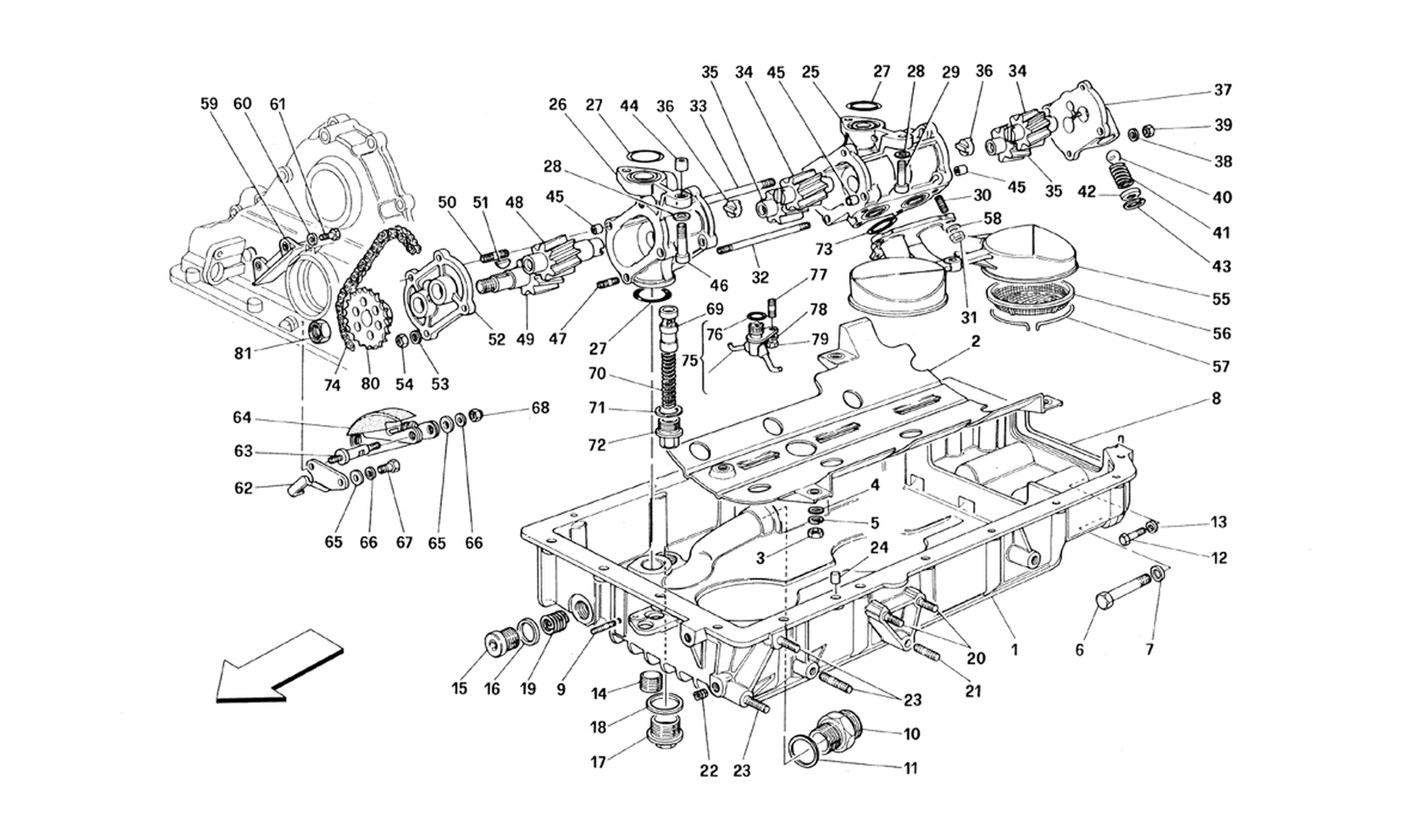 Schematic: Lubrication - Pumps And Oil Sumps