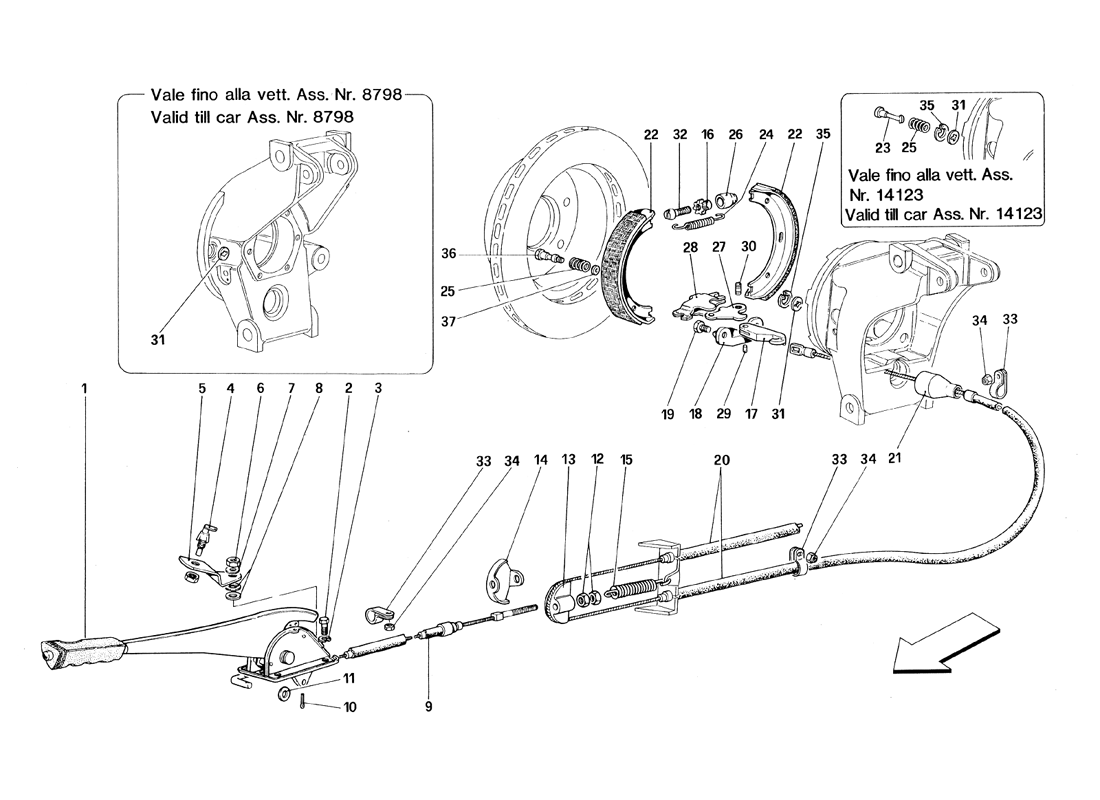 Schematic: Hand-Brake Control