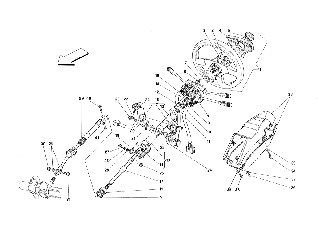 Schematic: Steering Column