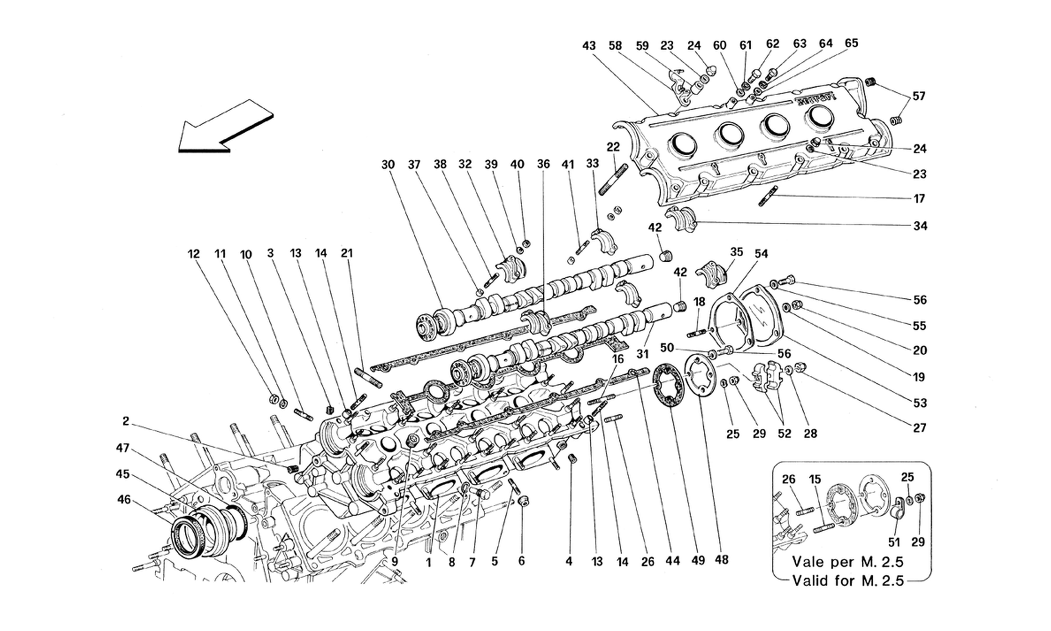 Schematic: L.H. Cylinder Head