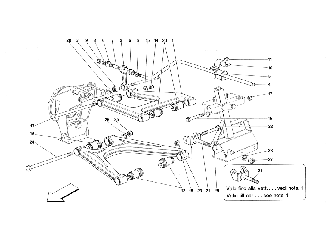 Schematic: Rear Suspension - Wishbones