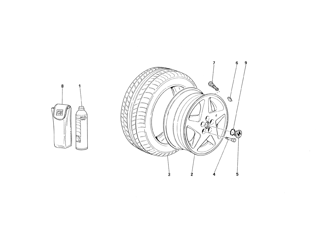 Schematic: Wheels