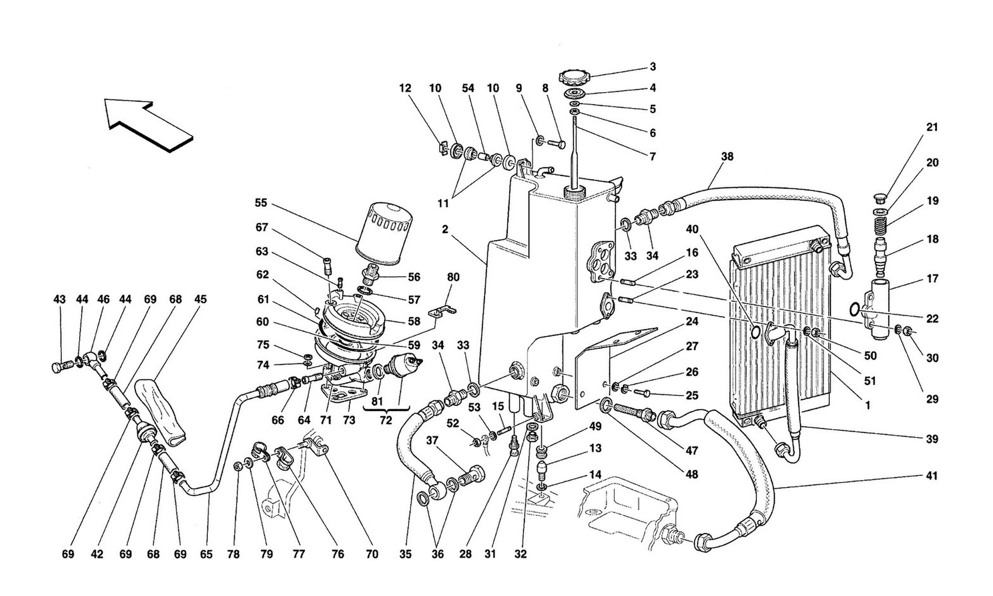 Schematic: Lubrication System