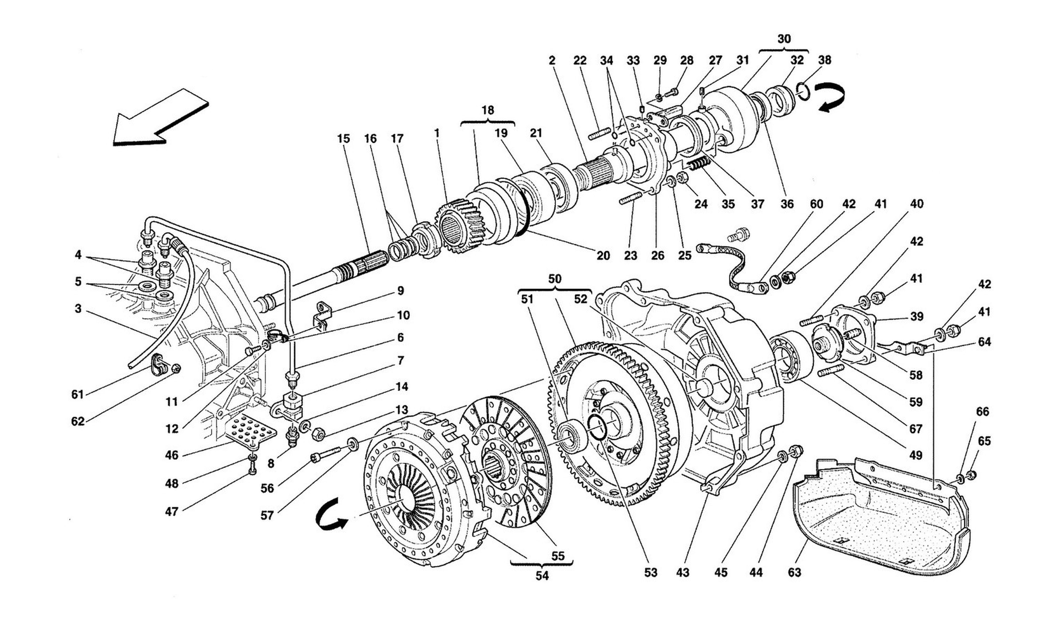 Schematic: Clutch And Controls