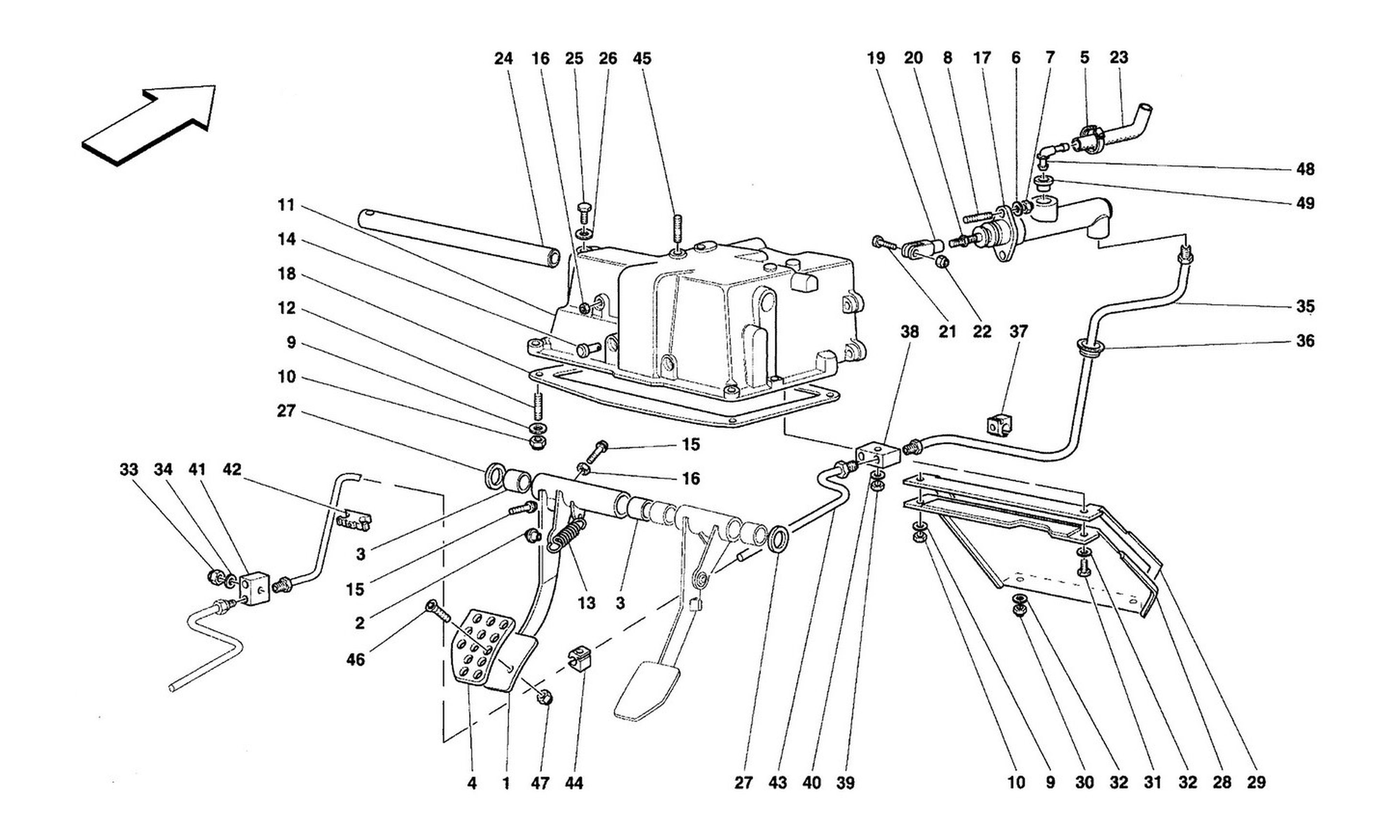 Schematic: Clutch Release Control -Valid For Rhd