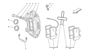 Calipers For Front And Rear Brakes