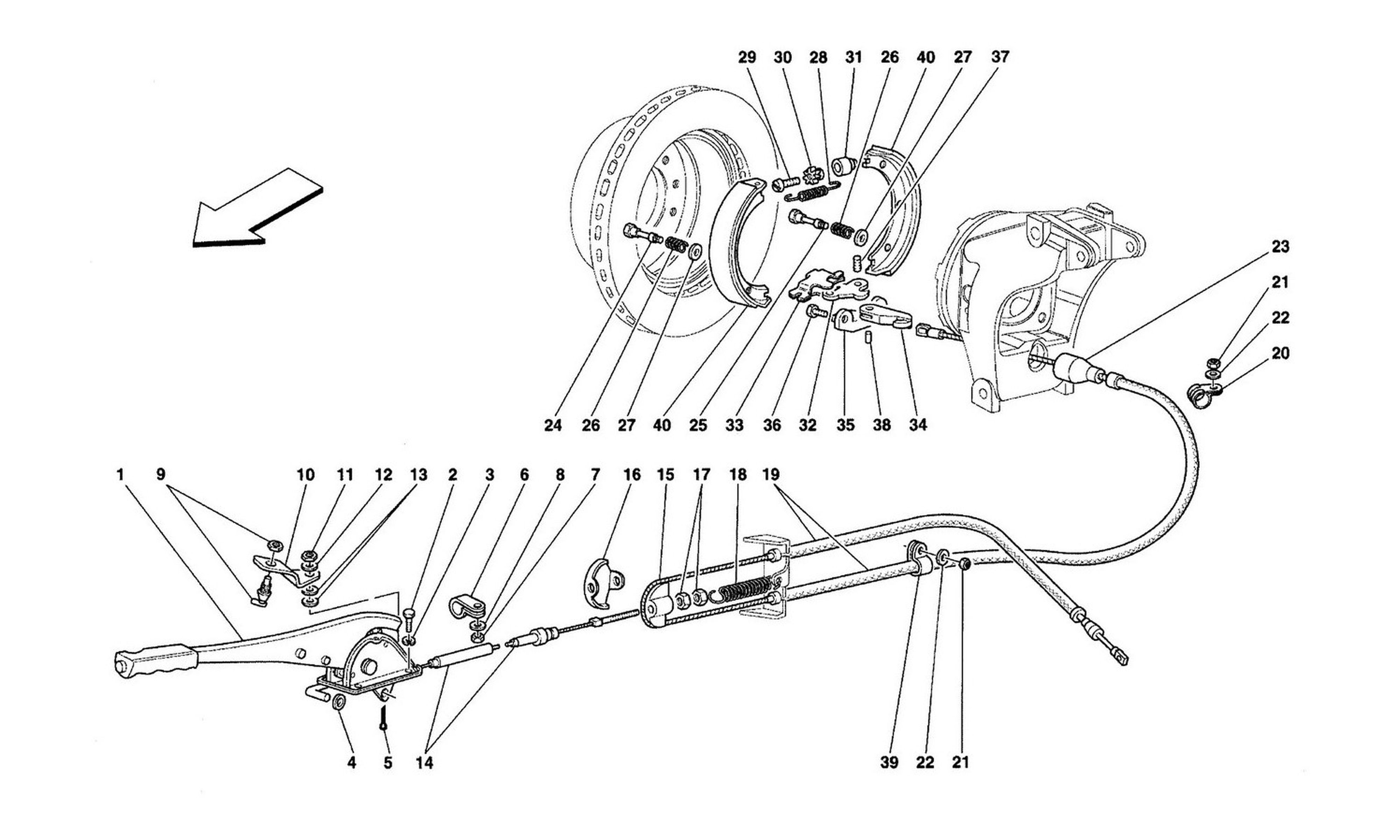 Schematic: Hand-Brake Control