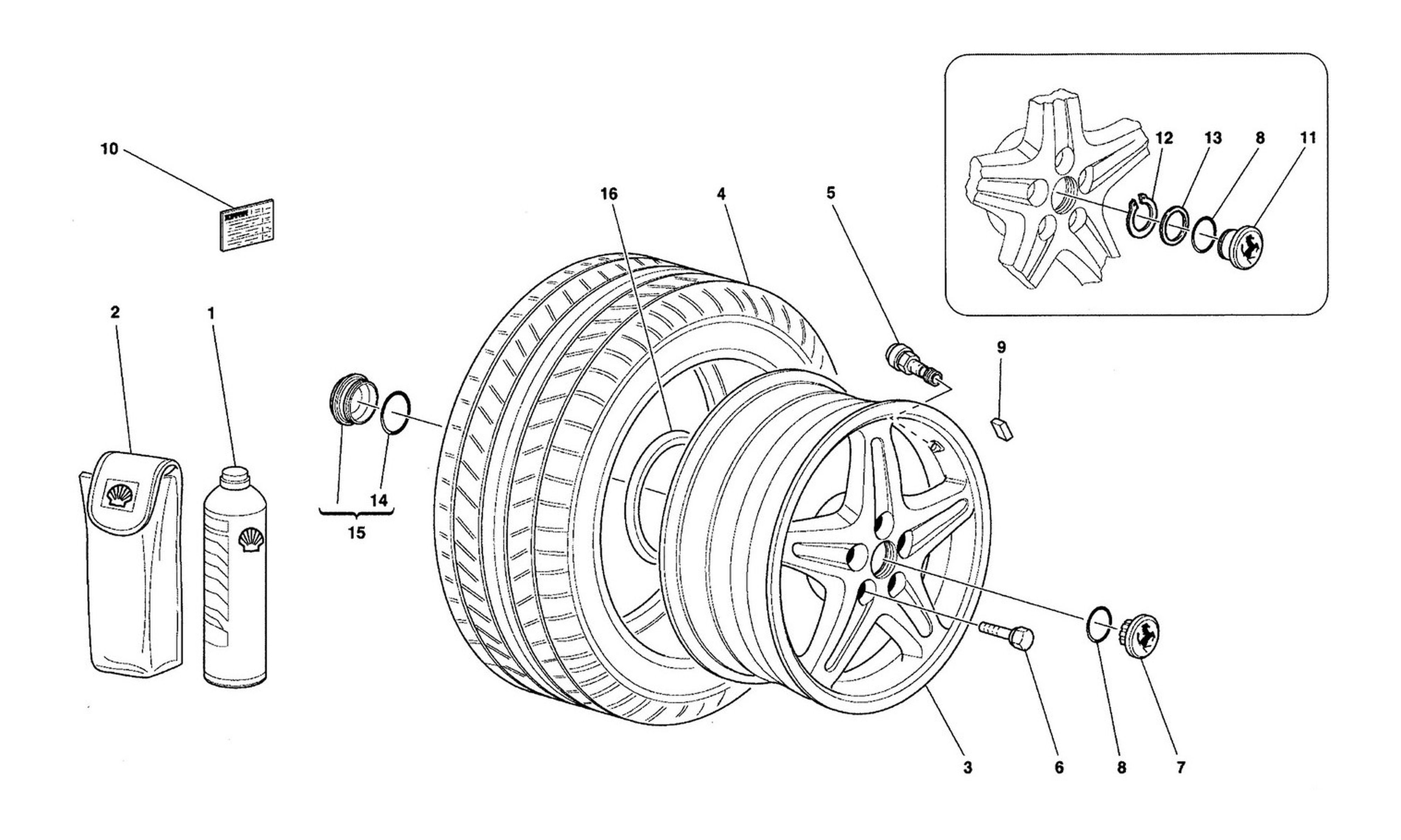 Schematic: Wheels