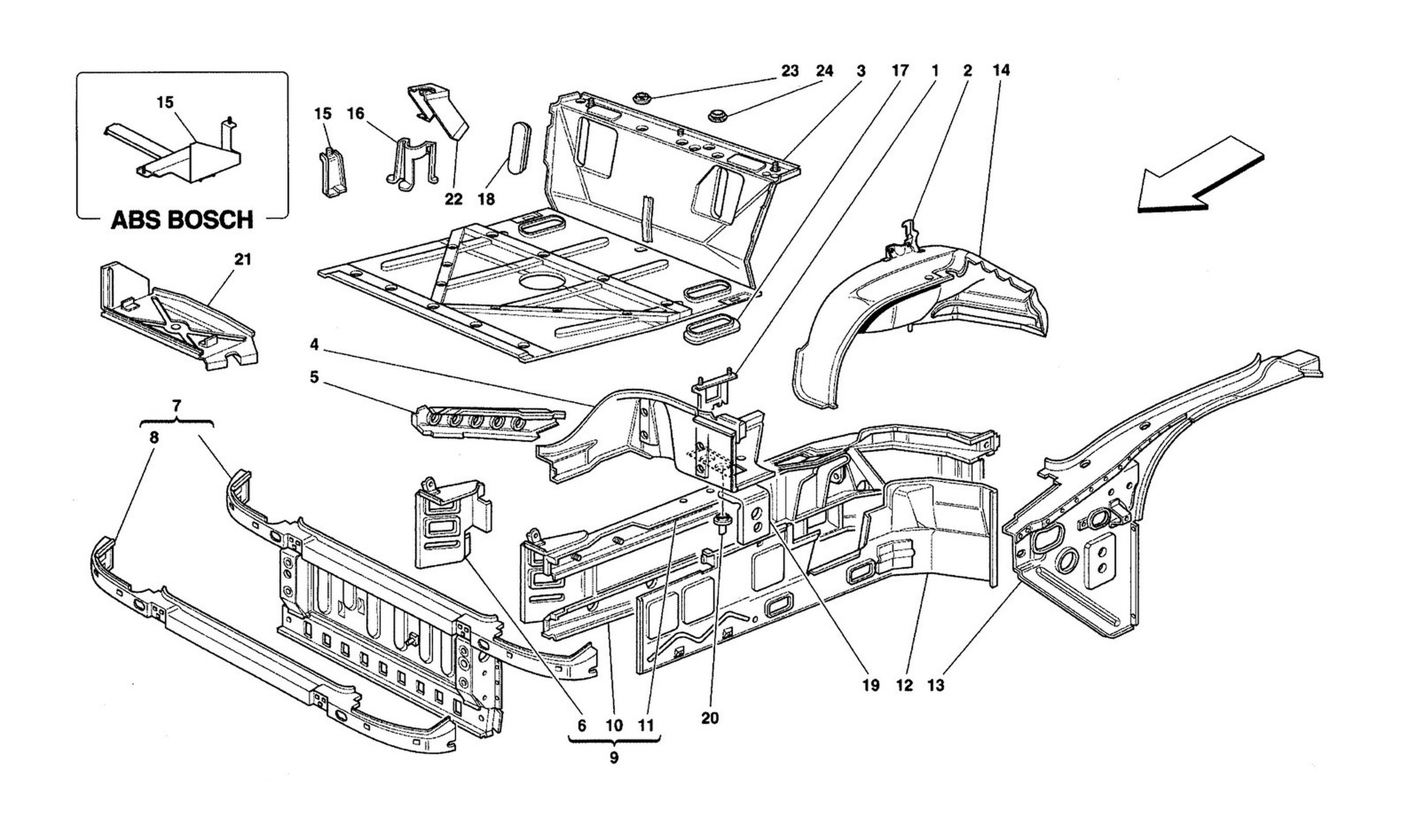 Schematic: Front Part Structures