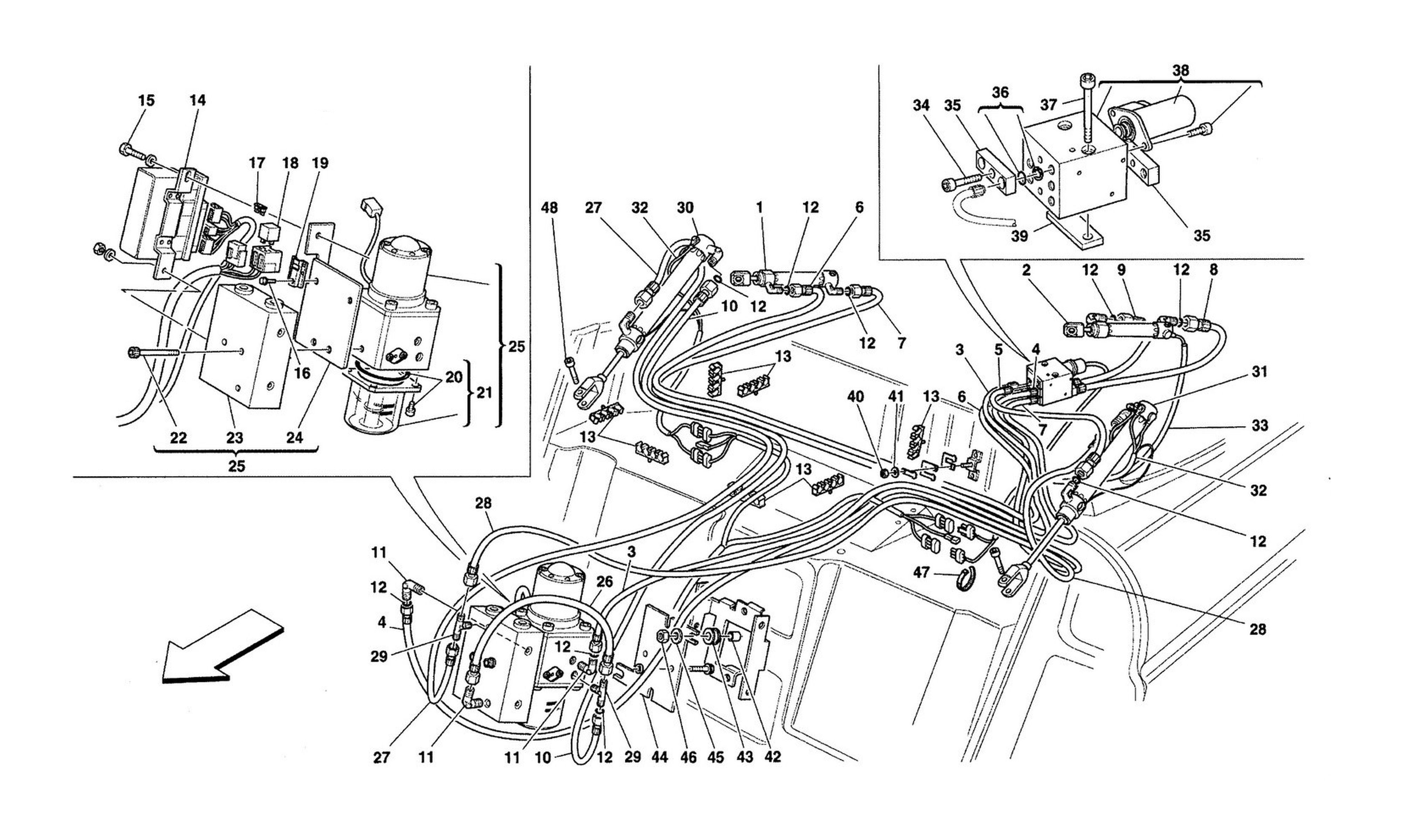 Schematic: Top Hydraulic Control -Valid For Spider-