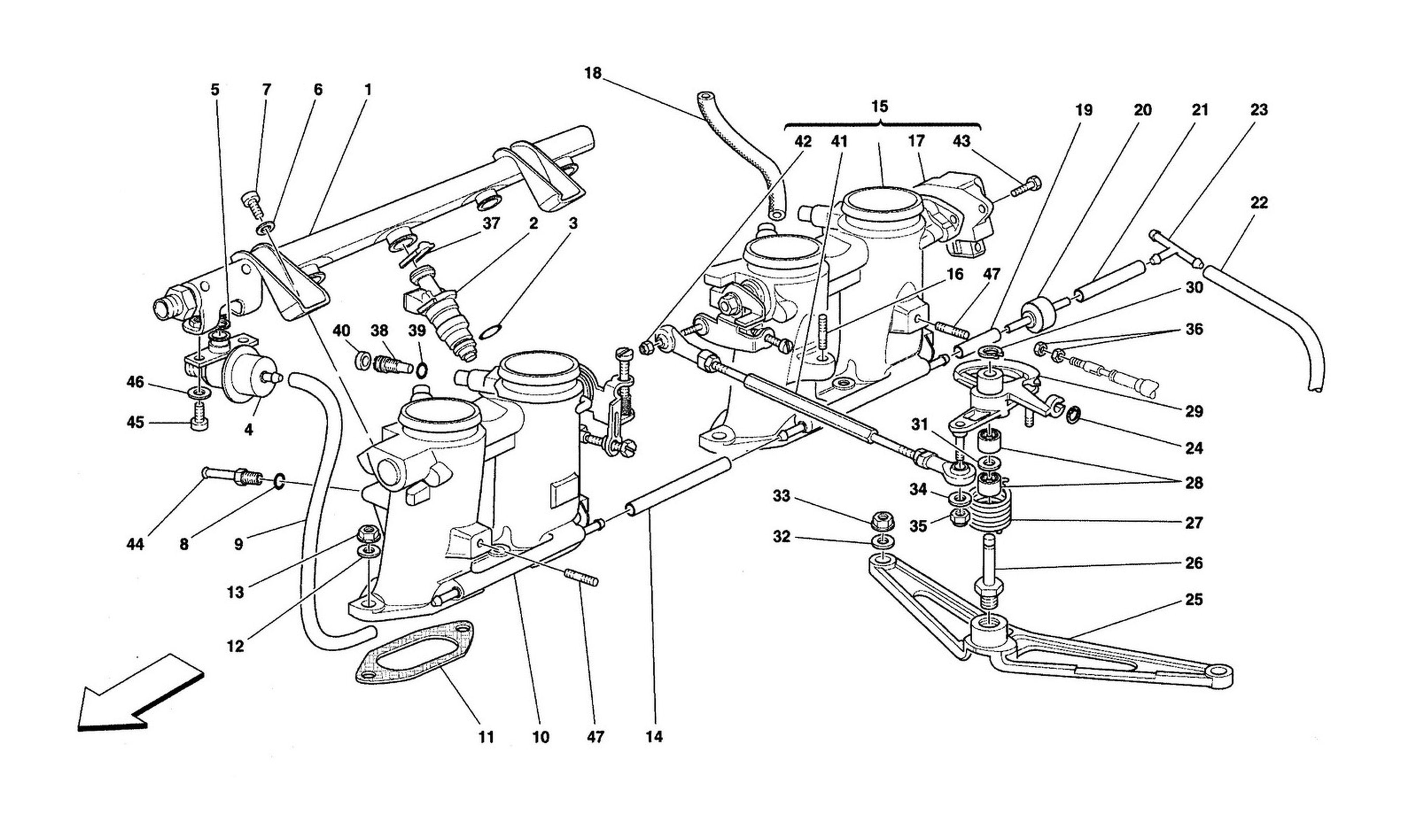 Schematic: Throttle Holders And Controls