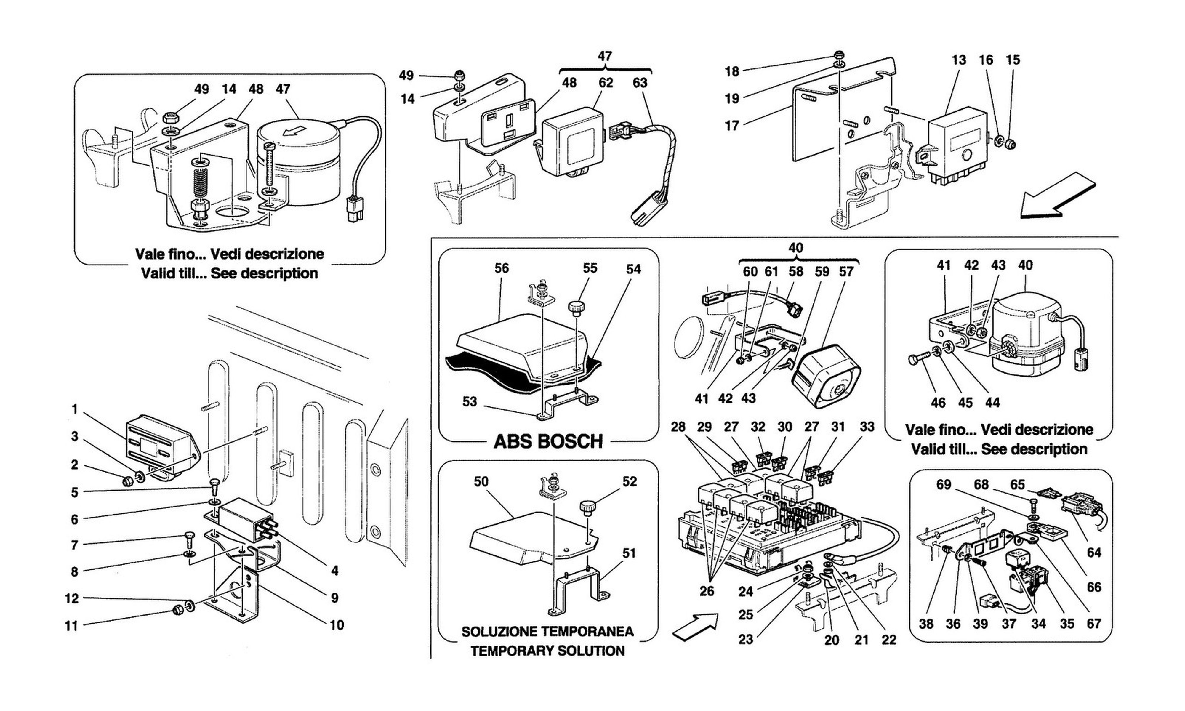 Schematic: Electrical Boards And Devices - Front Part