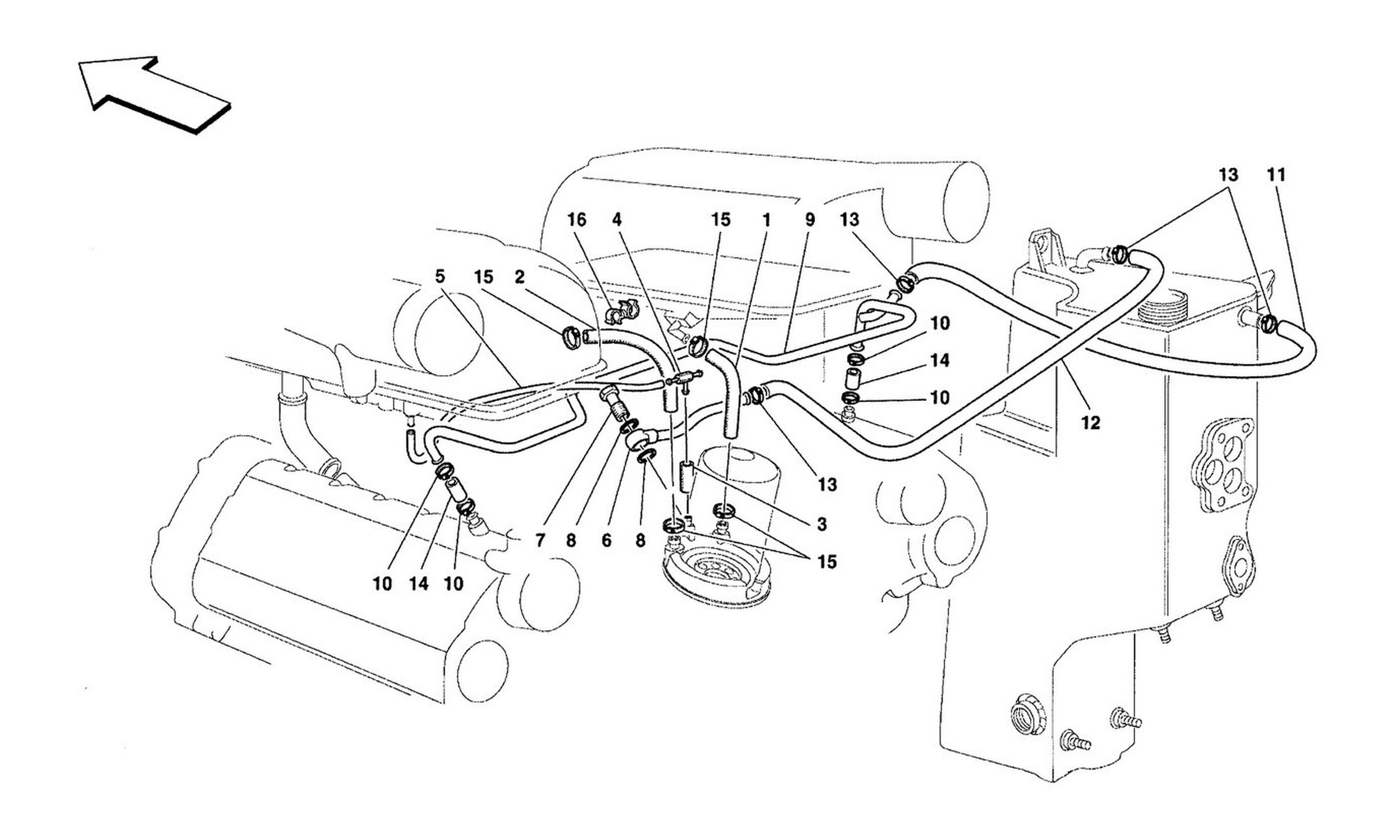 Schematic: Blow-By System