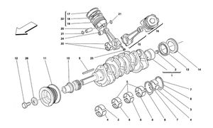 Driving Shaft - Connecting Rods And Pistons