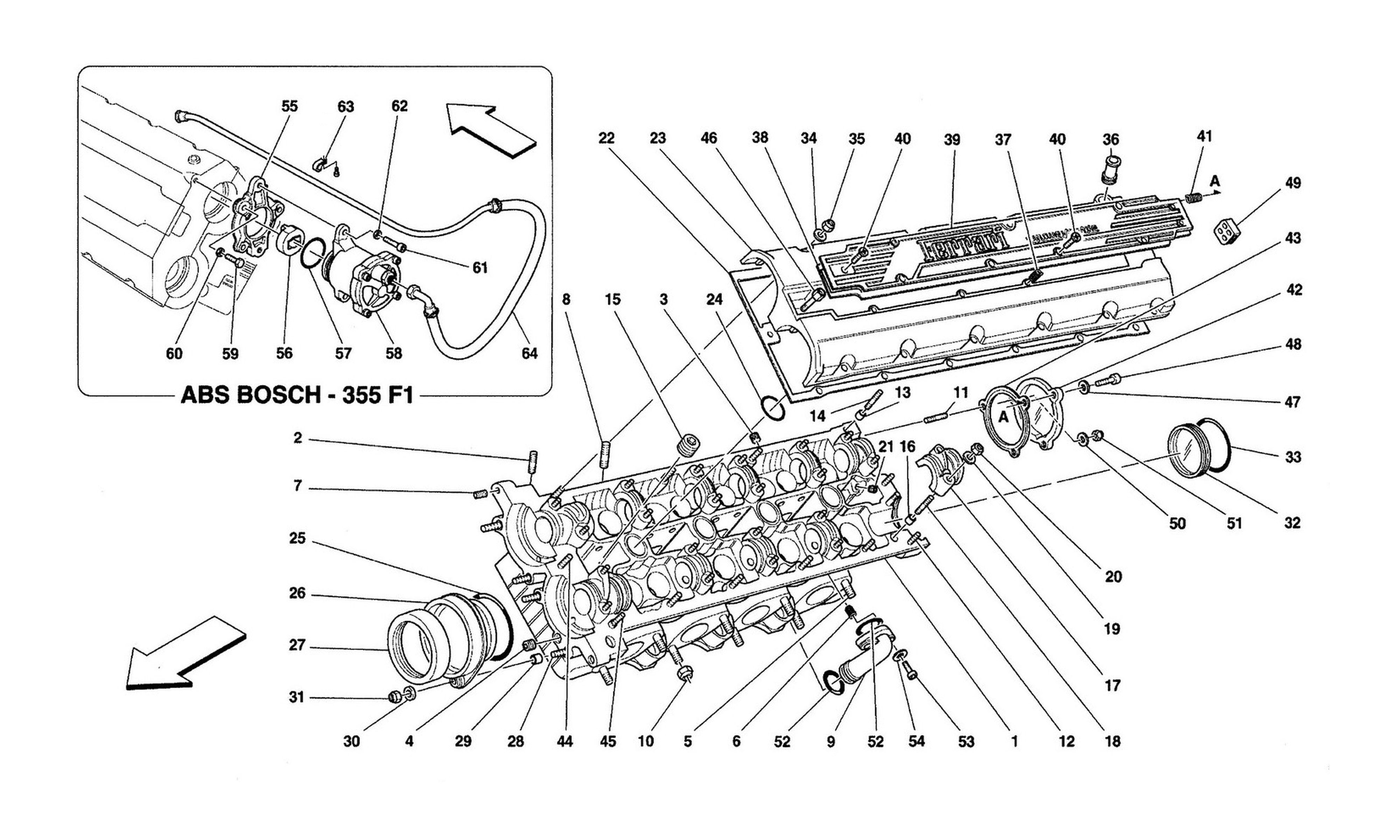 Schematic: L.H. Cylinder Head