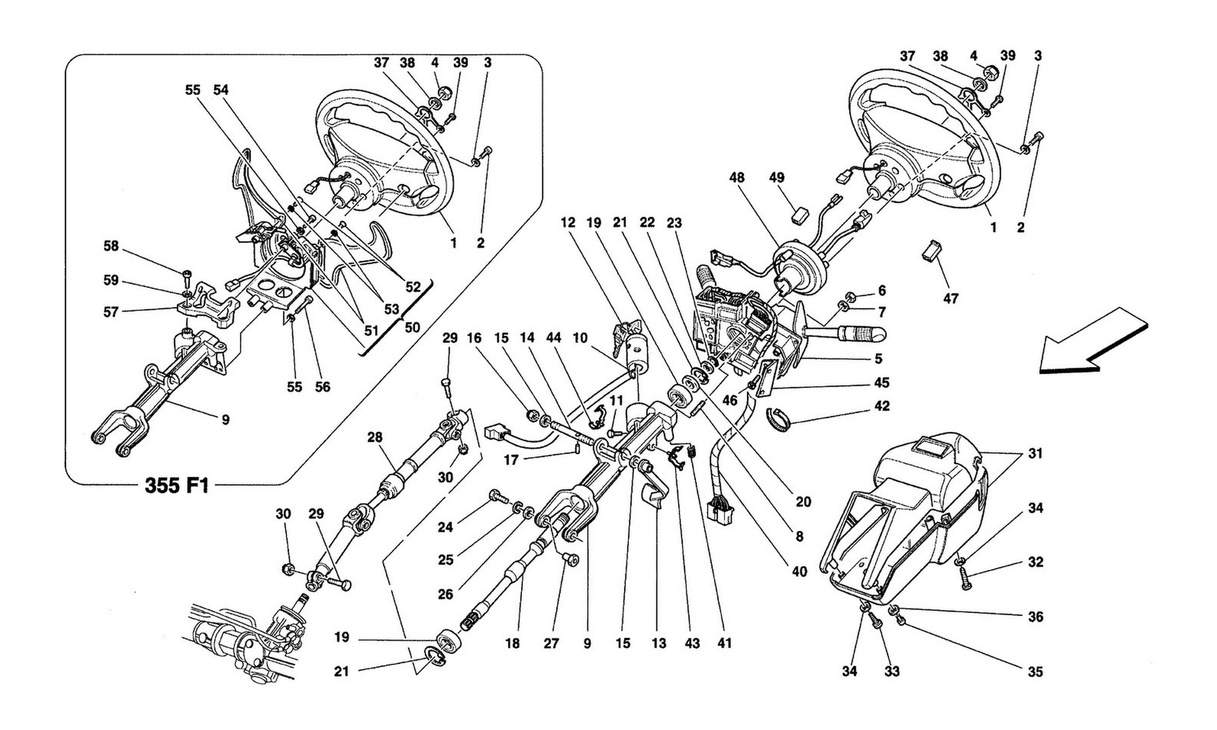 Schematic: Steering Column