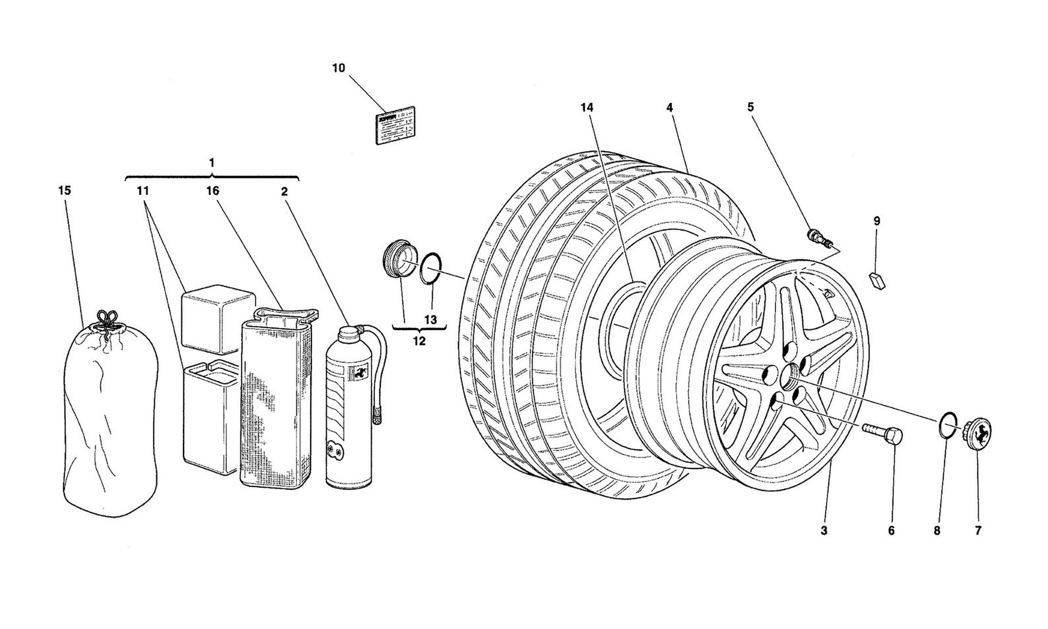 Schematic: Wheels