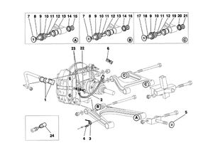 Rear Suspension And Brake Pipes