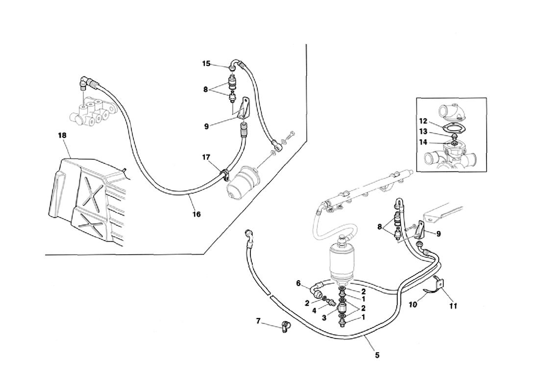 Schematic: Fuel Feed System - Thermostat