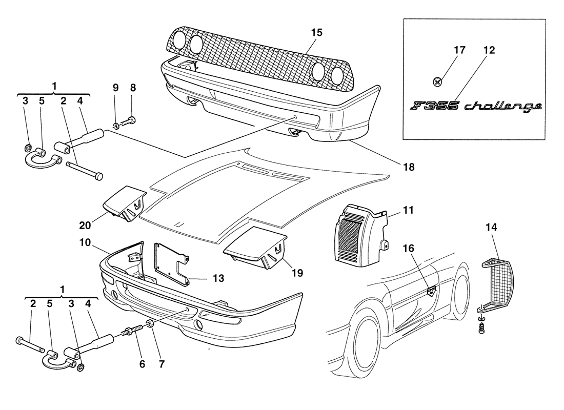 Schematic: Body External Elements