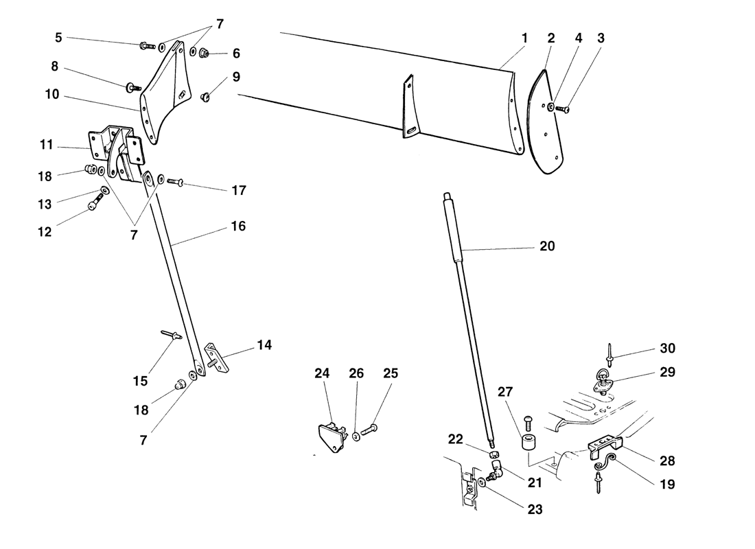 Schematic: Rear Wing