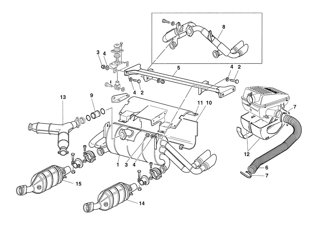 Schematic: Exhaust System - Air Intake