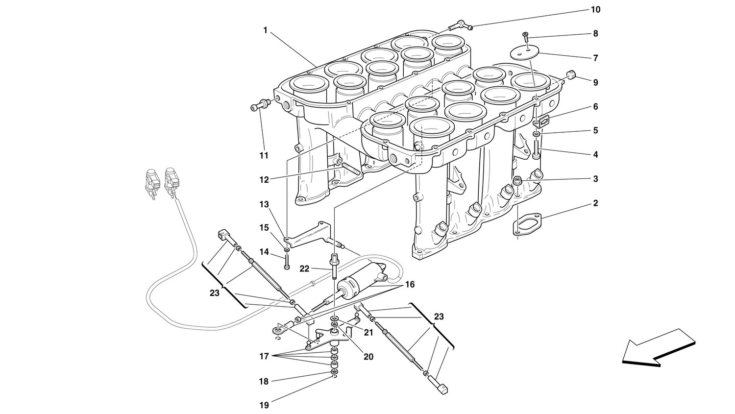 Schematic: Air Intake Manifold