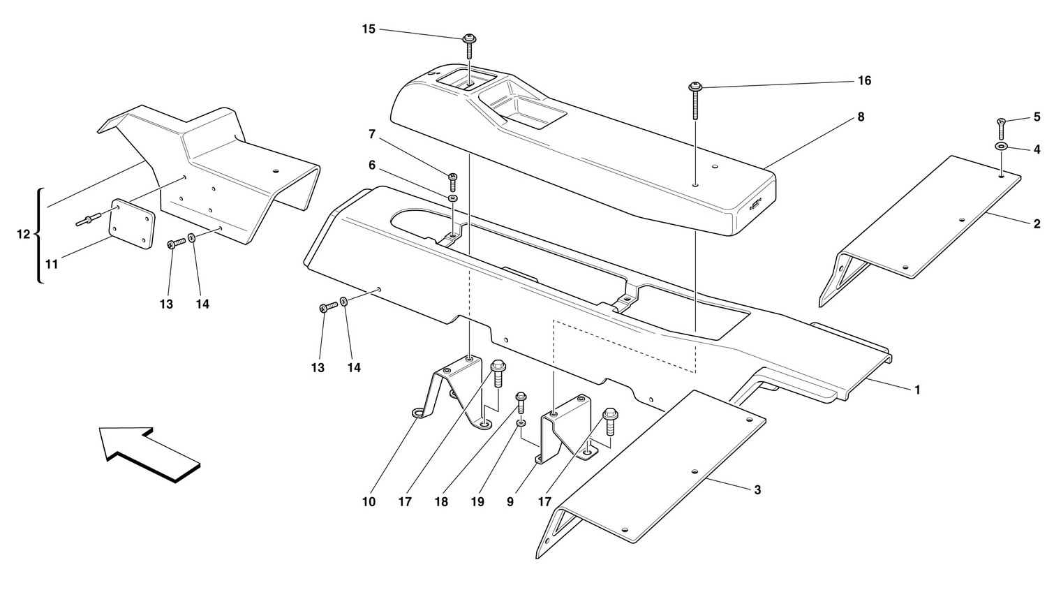 Schematic: Tunnel - Framework And Accessories