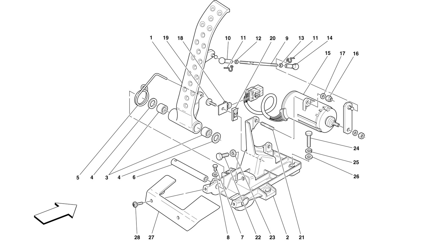 Schematic: Electronic Accelerator Pedal