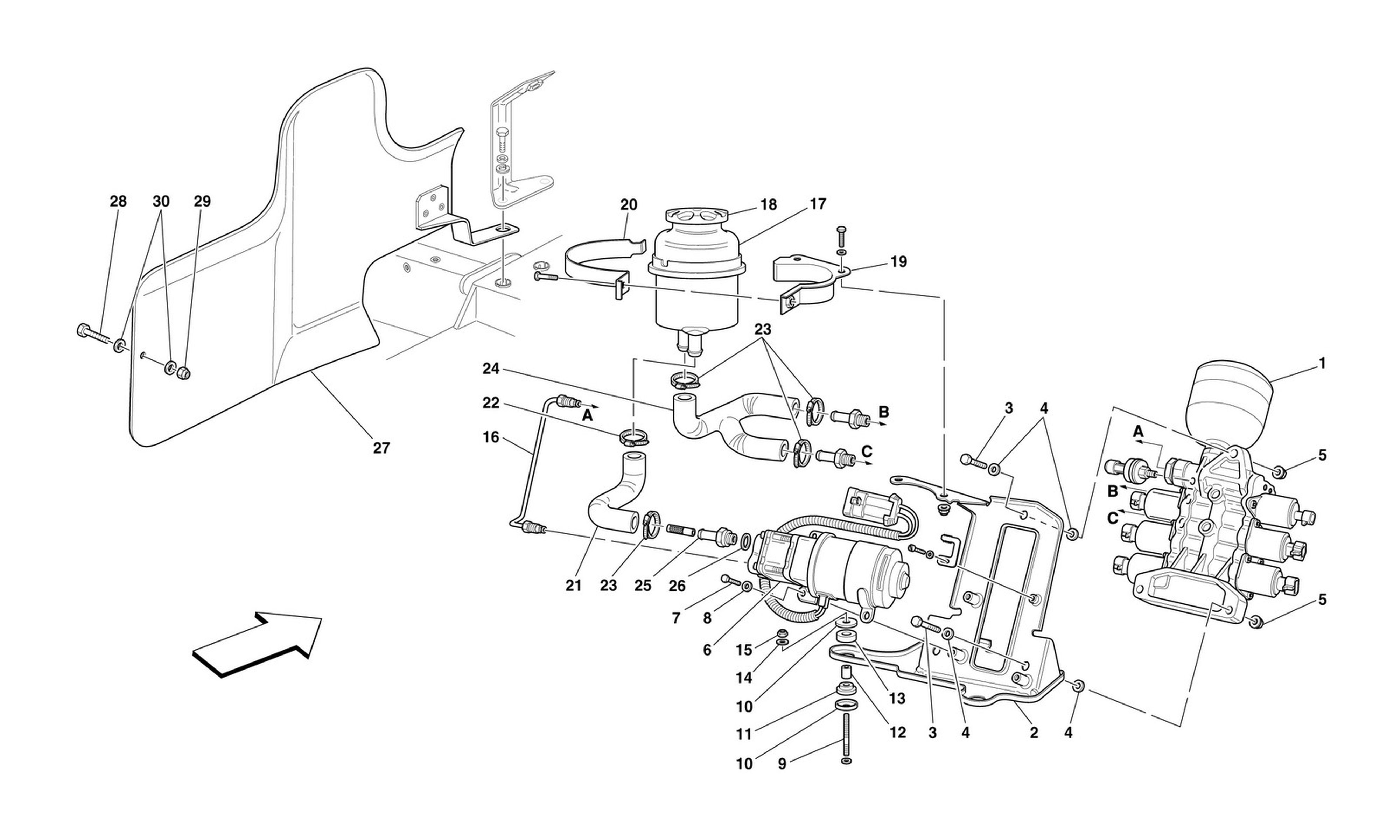 Schematic: Power Unit And Tank