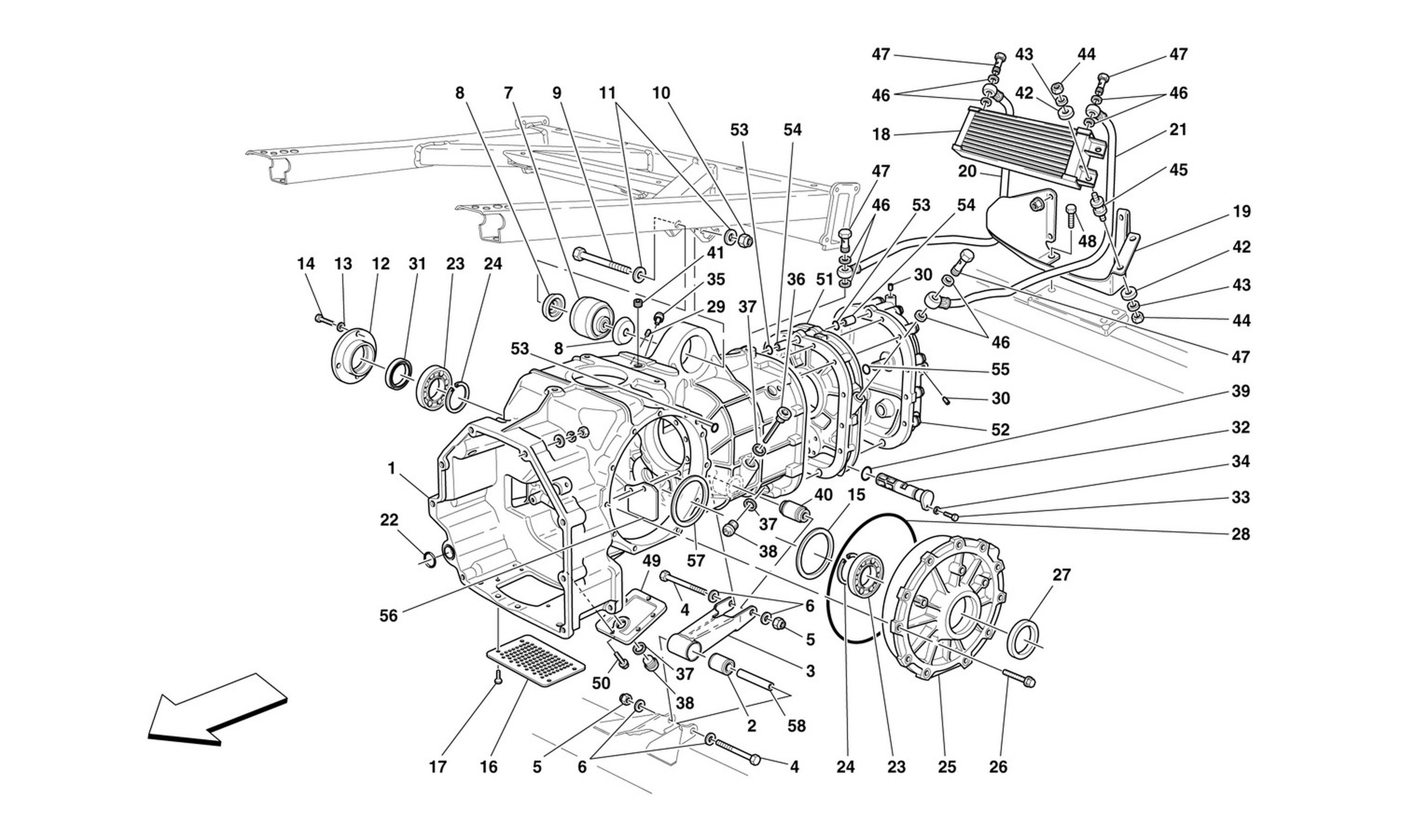 Schematic: Gearbox - Covers