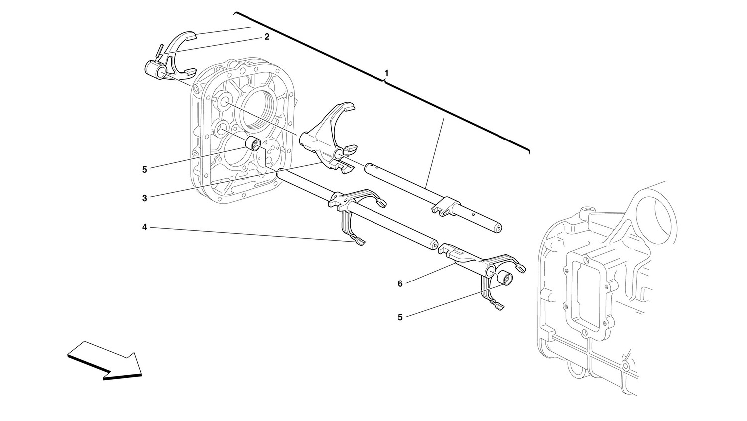 Schematic: Inside Gearbox Controls