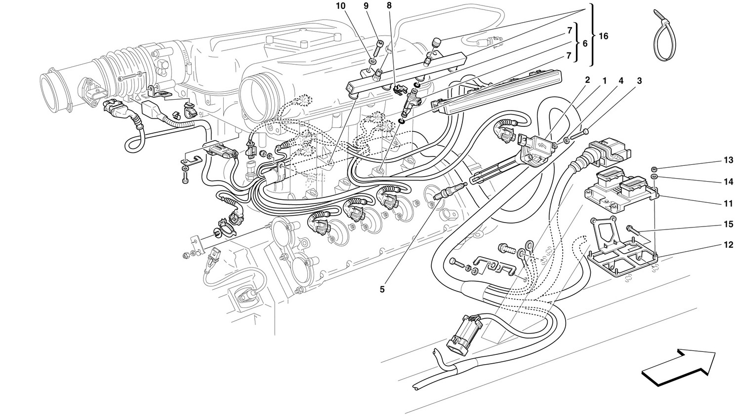 Schematic: Injection Device - Ignition