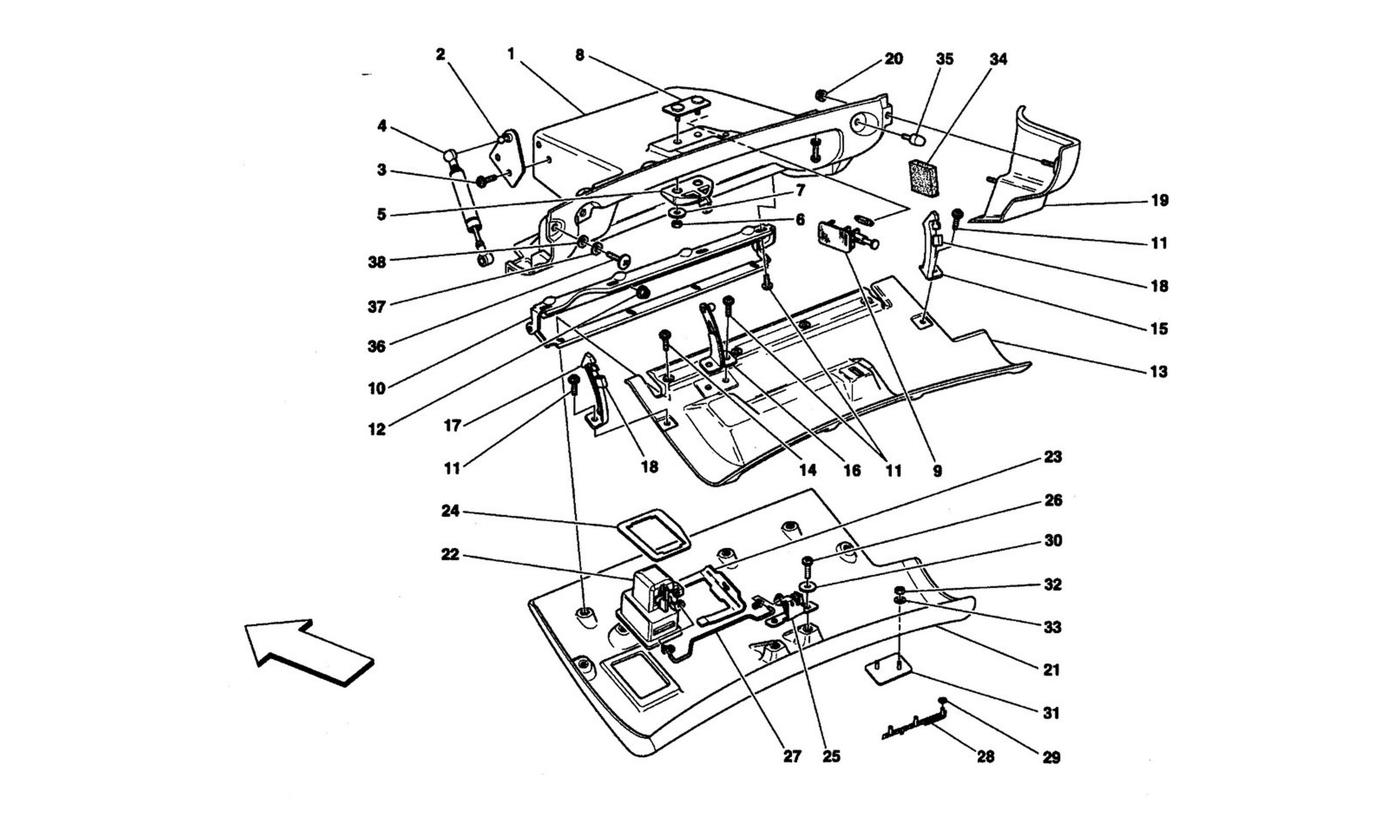 Schematic: Dashboard Drawer