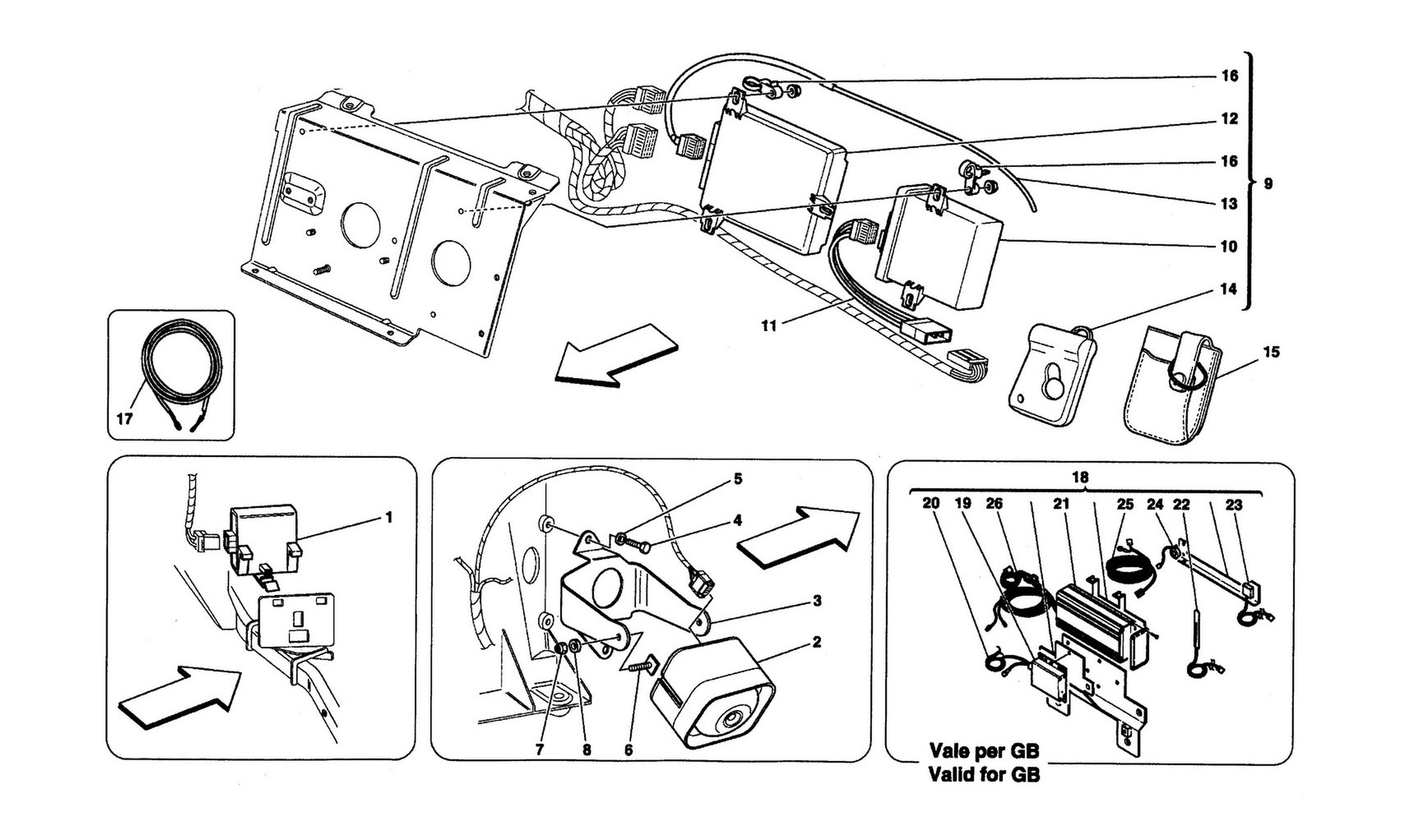 Schematic: Anti-Theft Electrical Boards And Devices