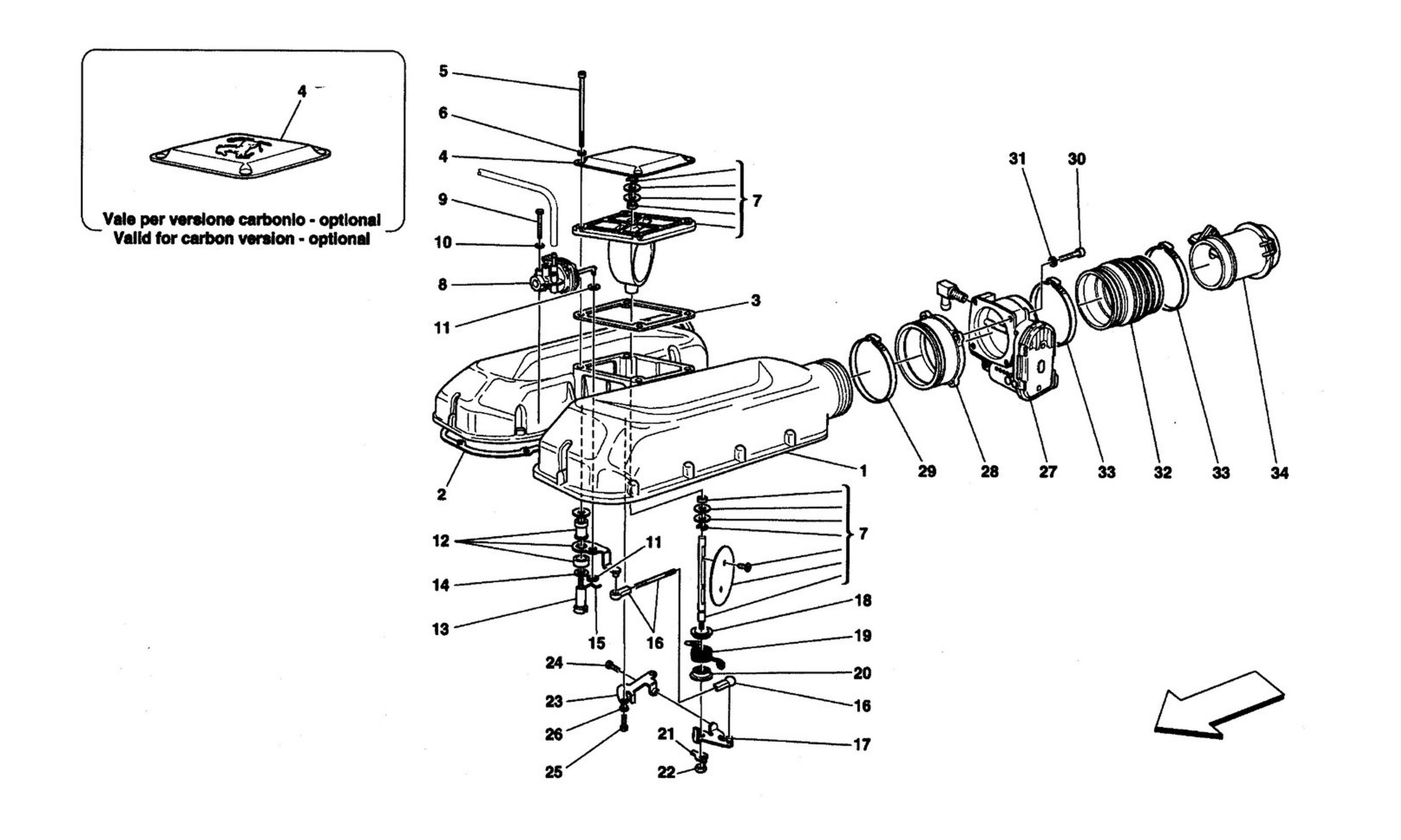 Schematic: Air Intake Manifold Cover