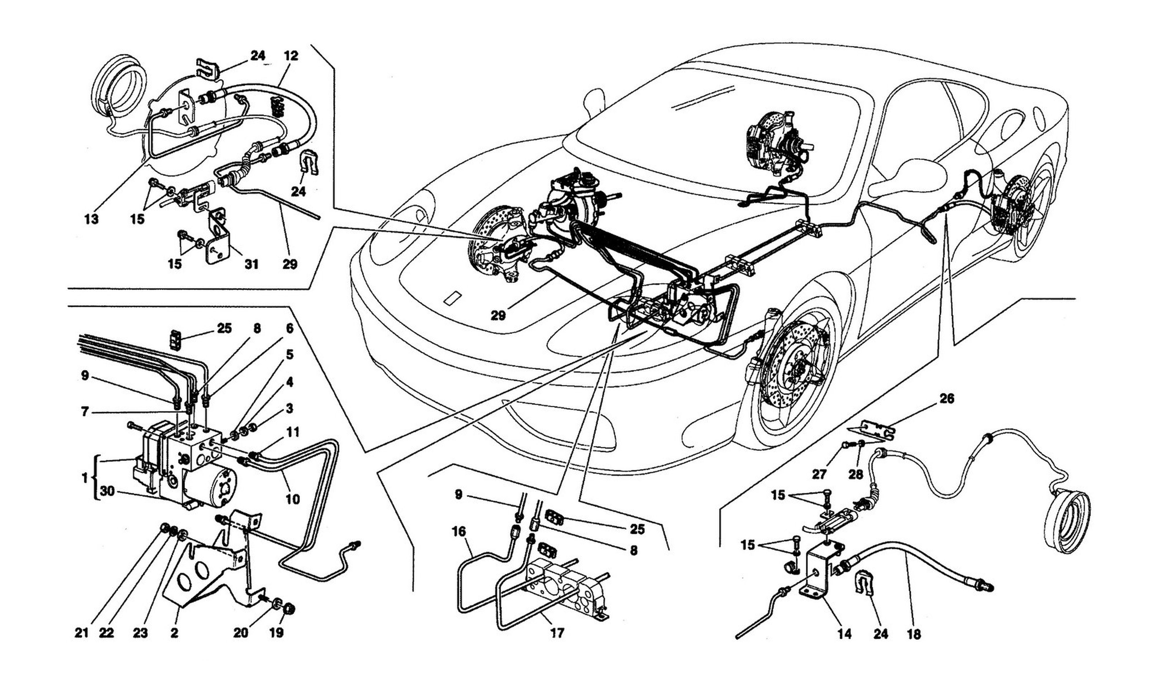 Schematic: Brake System -Valid For Rhd