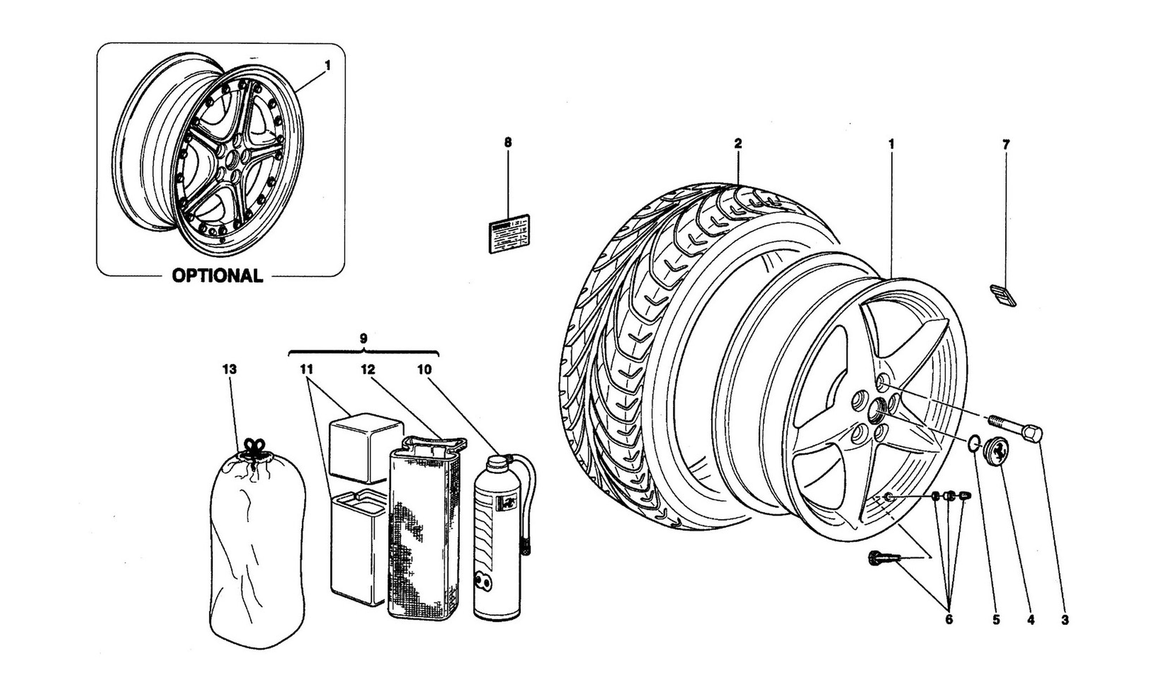 Schematic: Wheels