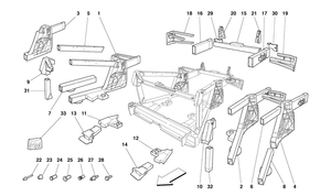 Frame - Rear Elements Sub-Groups