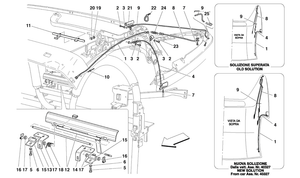 Capote Mechanism And Tie Rods