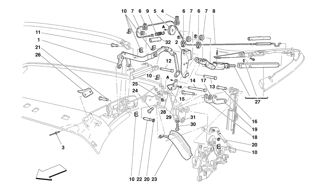 Schematic: Capote Movement - Upper Part