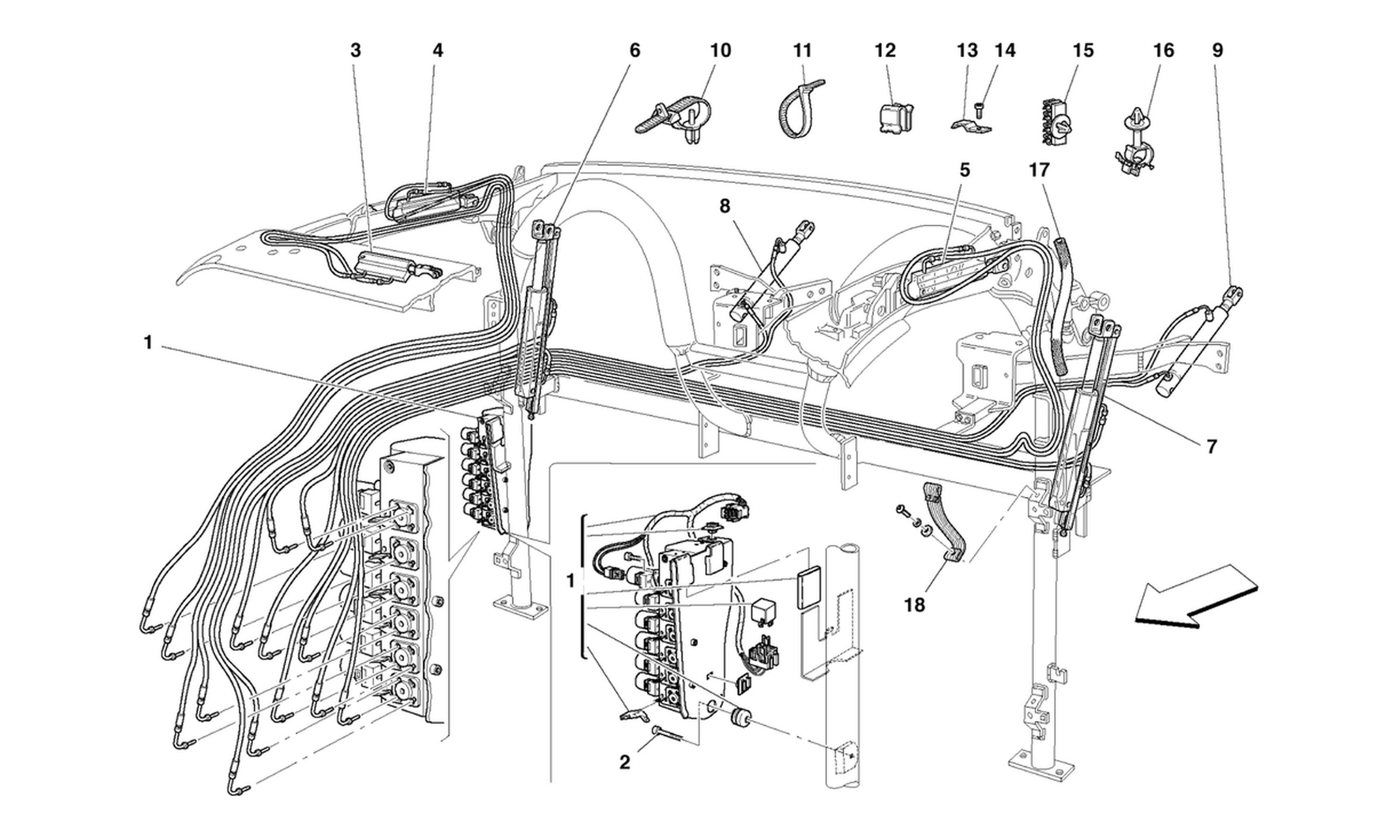 Schematic: Hydraulic Plant And Electrohydraulic Pump