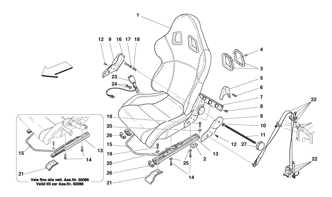 Schematic: Racing Seat