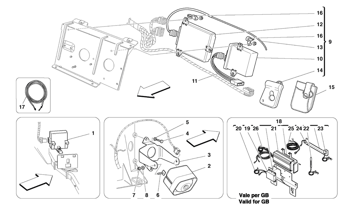 Schematic: Anti-Theft Electrical Boards And Devices