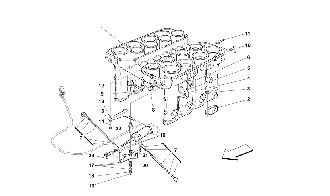 Schematic: Air Intake Manifold