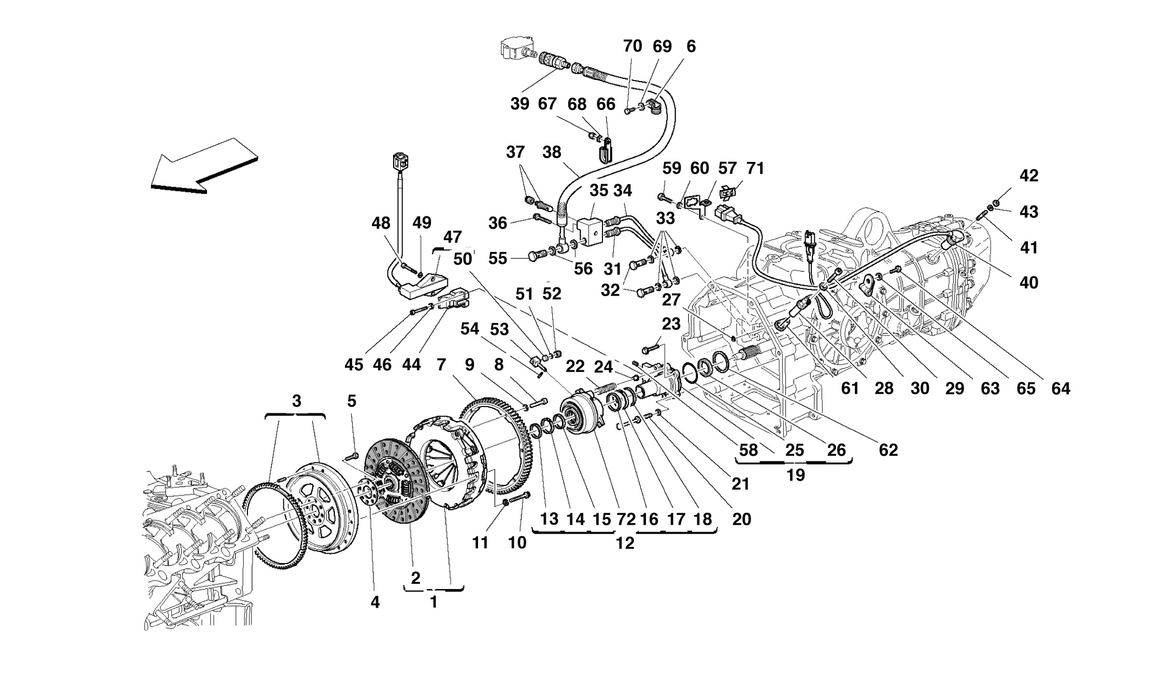 Schematic: Clutch And Controls -Valid For F1-